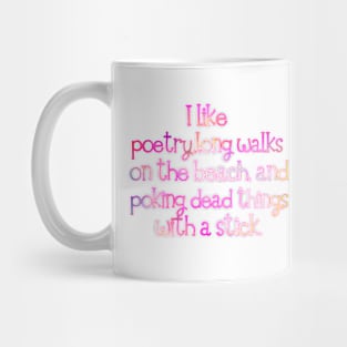 I like poetry, Mug